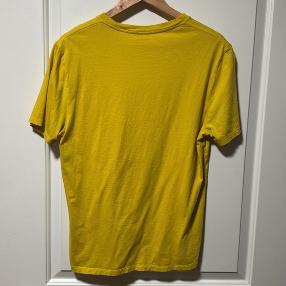 Vince yellow pima cotton SS crew neck tee size small - Picture 5 of 5